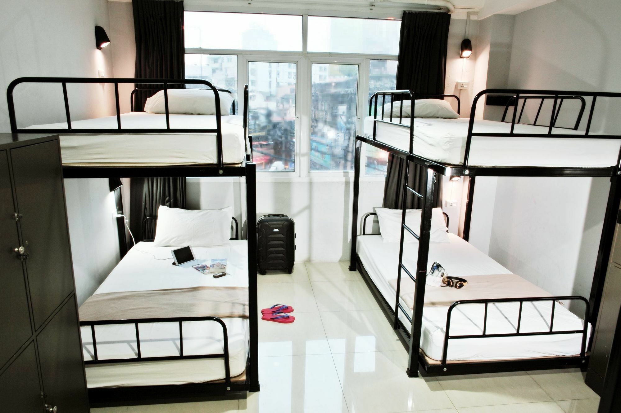Link Corner Hostel Bangkok Exteriör bild