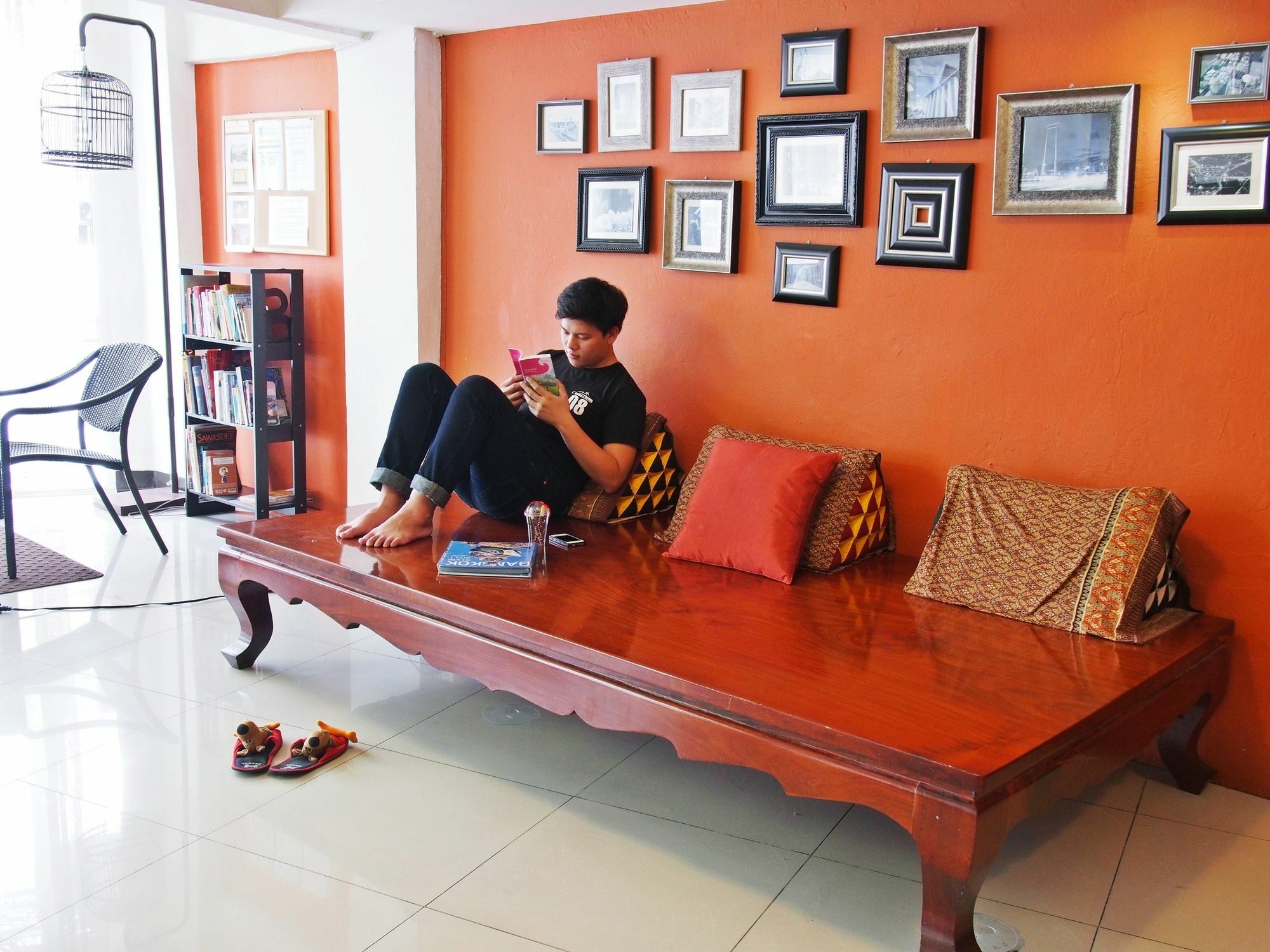 Link Corner Hostel Bangkok Exteriör bild