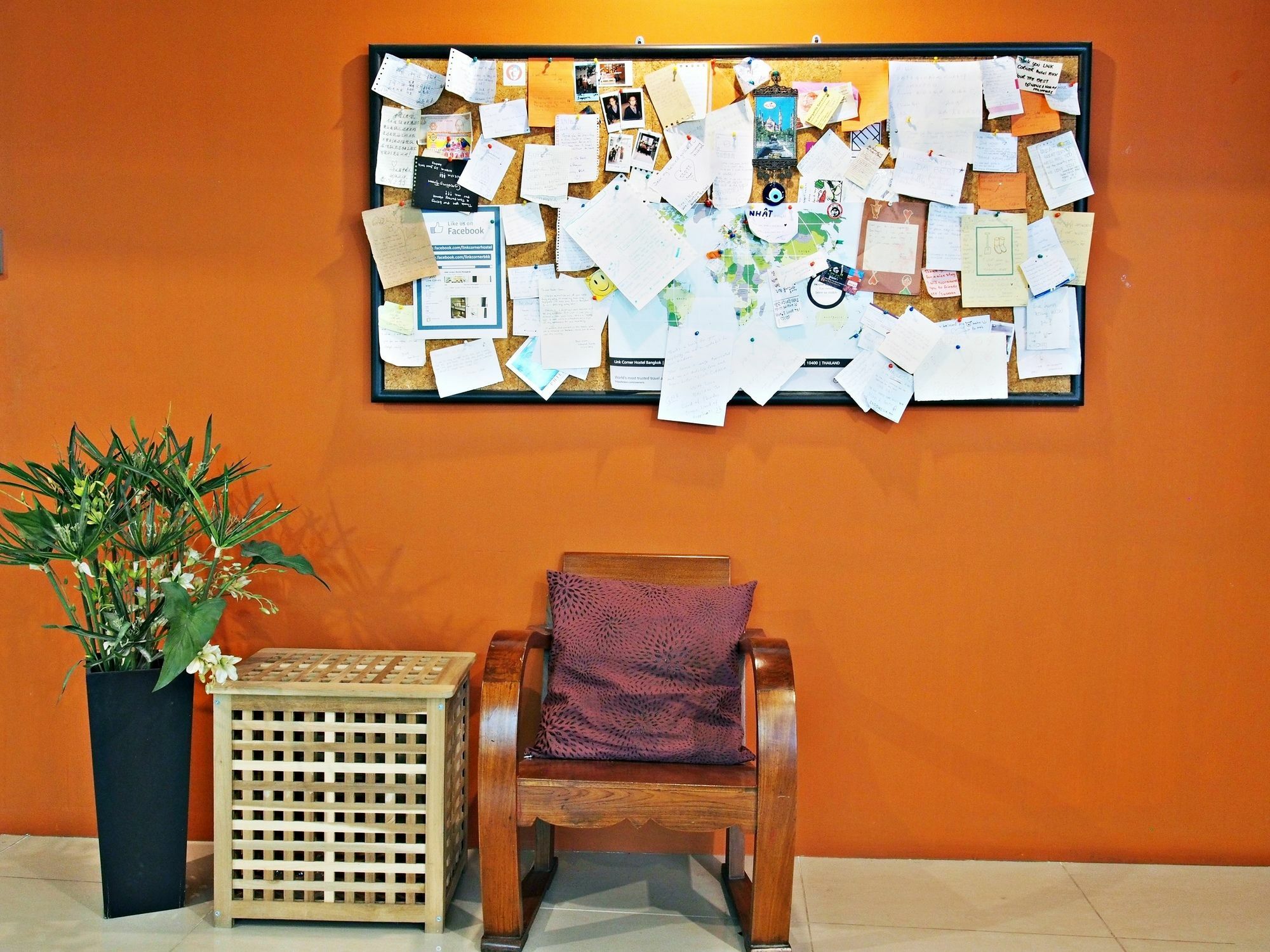 Link Corner Hostel Bangkok Exteriör bild