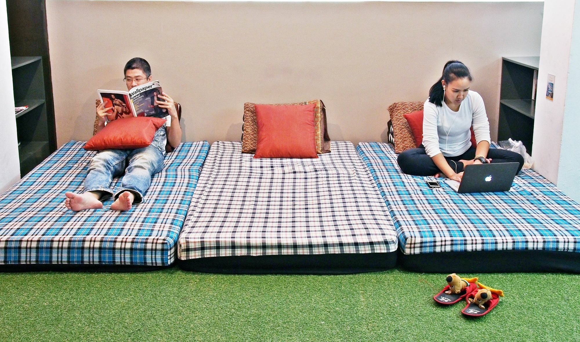 Link Corner Hostel Bangkok Exteriör bild